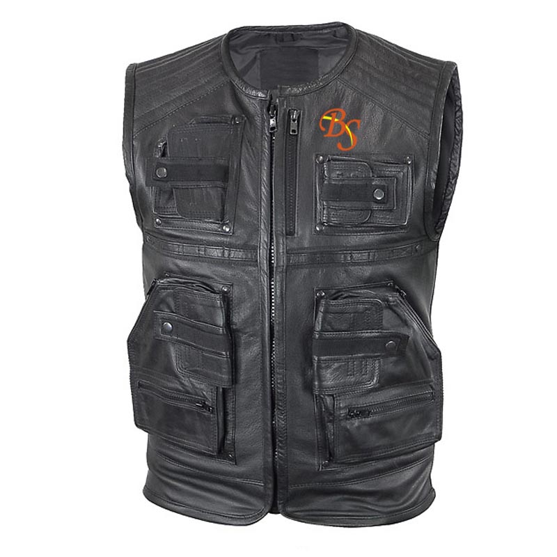 LEATHER VEST