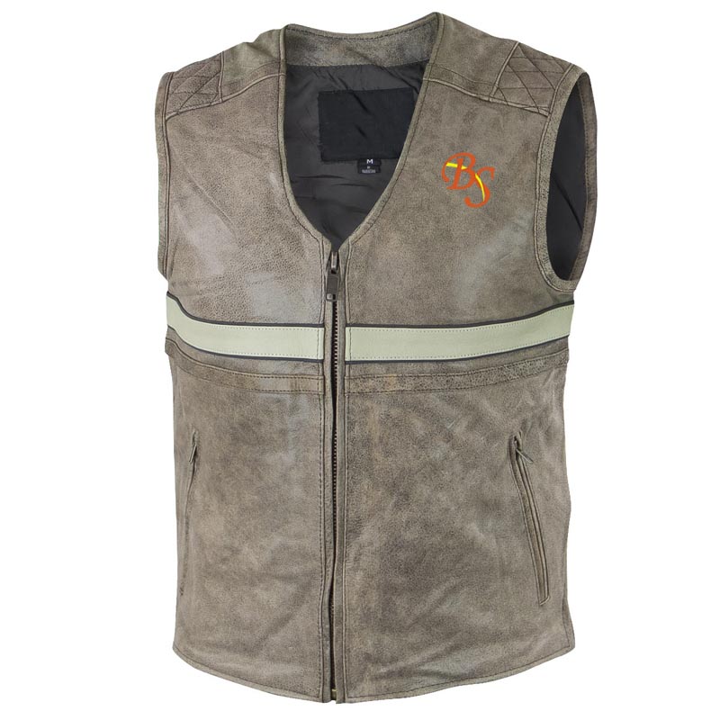 LEATHER VEST